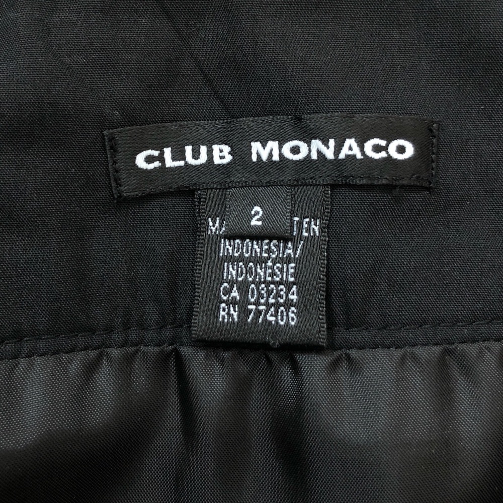 Club Monaco Black Mini Skirt - Picture 2 of 2